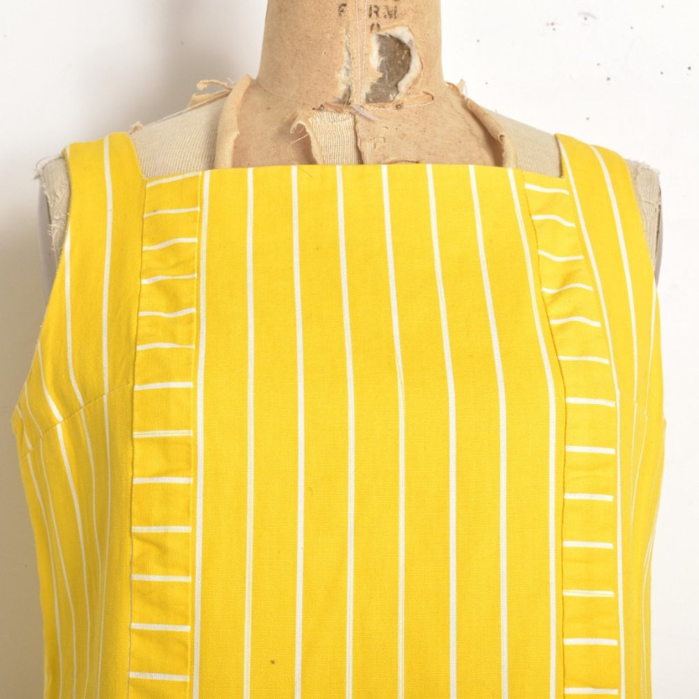 1960S VINTAGE LANZ ORIGINALS STRIPED COTTON SHIFT-MEDIUM - Picture 5 of 6